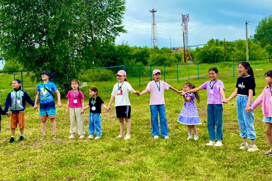 Мектеп жанындағы "Ұлан" жазғы балалар лагерінің бүгінгі күні де балалар үшін әсерлі өтті. 