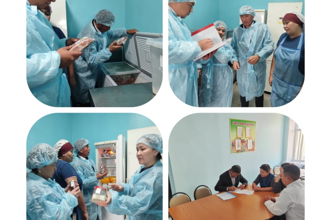 Мектеп асханасының сапасын бақылау және жақсарту мақсатында бракераждық комиссия мүшелері жоспарға сәйкес, тамақ өнімдерінің сақталуы,  асхана мен ас қоймаларының тазалығының  тексеру жұмысын жүргізді.  Тексеру барысында анықталған кемшіліктер болған жоқ.