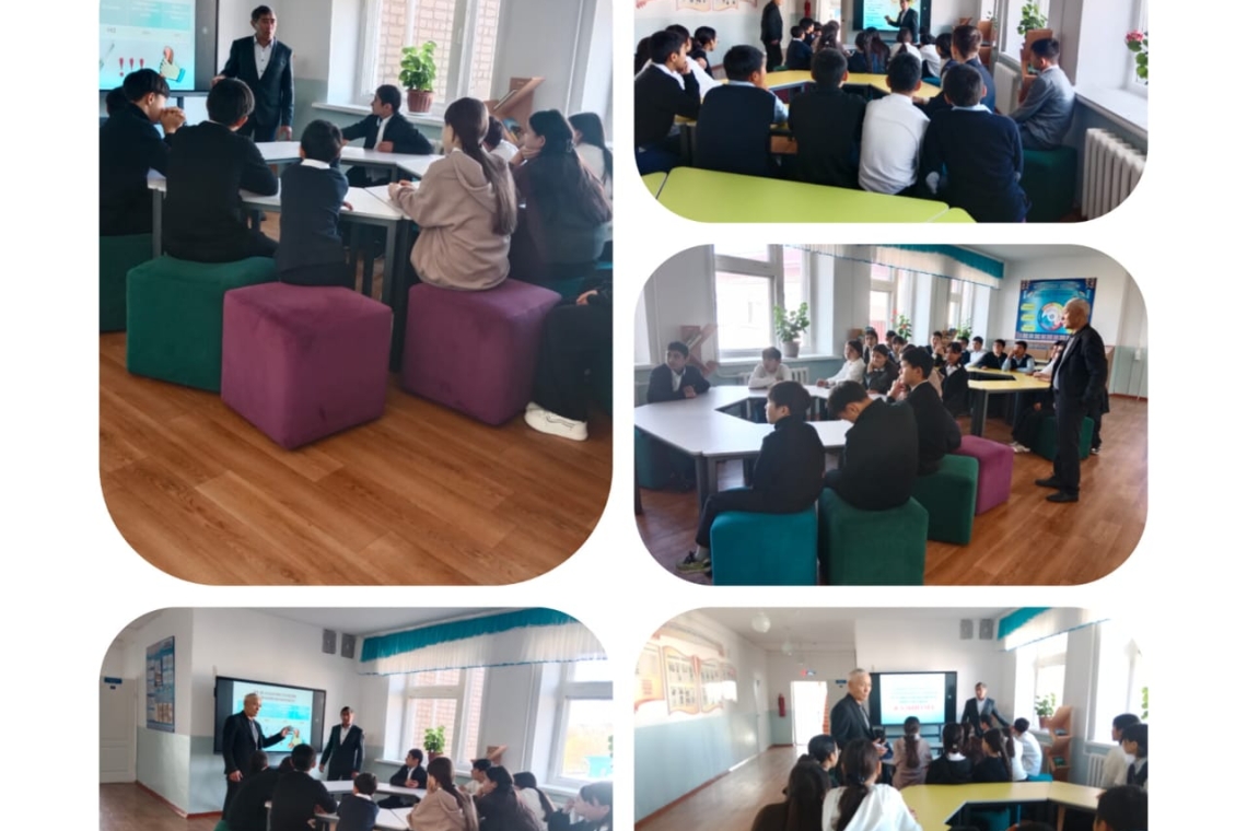 Террорлық және экстремизм әрекеттердің алдын алу, жол- көлік қауіпсіздіктерін  сақтай білу мақсатында мектеп оқушыларына бейнероликтер көрсетіліп,  ДТІЖО Е. А. Алгожин мен педагог-ұйымдастырушы Ж. Қ. Садыков кез келген қауіпті жағдайларда шешім қабылдап, 