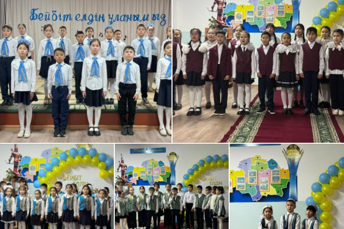 9- желтоқсан күні Саумалкөл қазақ орта мектебі» КММ-де Отанға деген сүйіспеншілік пен ұлттық рухты дәріптейтін Желтоқсан - БІРЛІК және ЫНТЫМАҚ айы аясында 2- кезең 3-4 сынып оқушылары арасында «Бейбіт елдің ұланымыз!» атты патриоттық сайысы өтті.