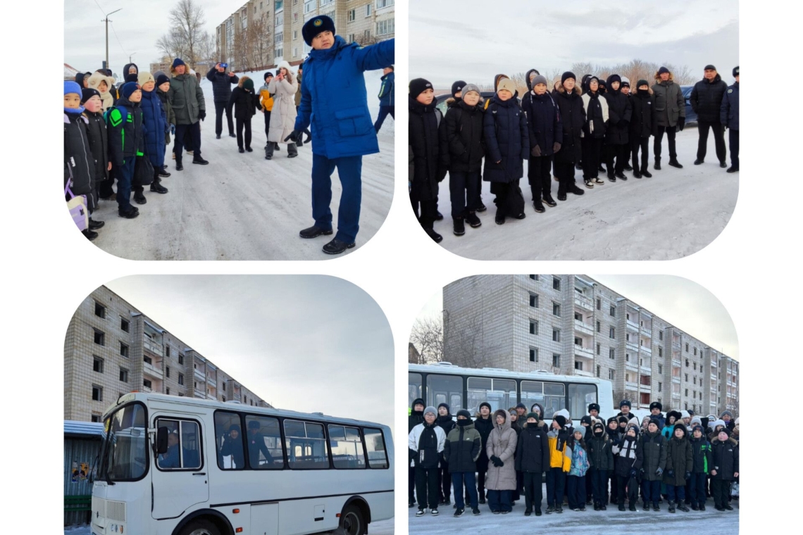 Қаңтар -"Заң мен тәртіп" айы шеңберінде ауданымыздың прокуратура мен полиция бөлімі қызметкерлерінің ұйымдастыруымен жол ережелерін қатаң сақтау, жол-көлік қақтығысы оқиғаларын болдырмау, балалар қауіпсіздігінің алдын алу мақсатында арнайы оқу-жаттығу жиы